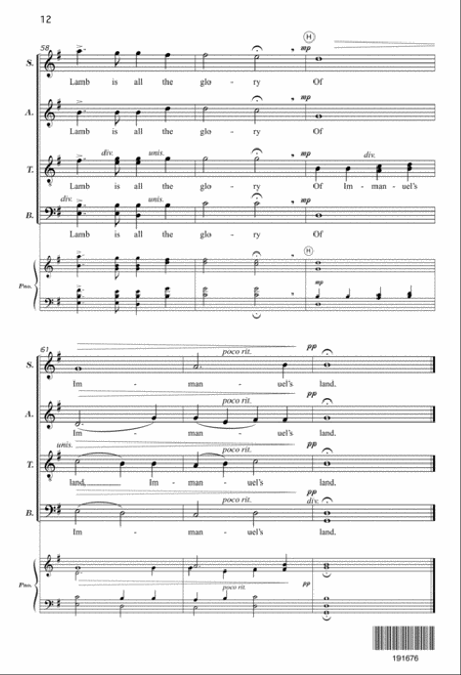 The Sands of Time (Digital Download) 4-Part scores gallery preview page 12