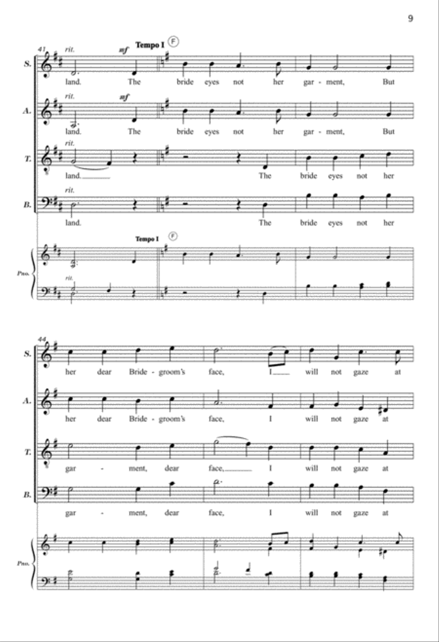 The Sands of Time (Digital Download) 4-Part scores gallery preview page 9