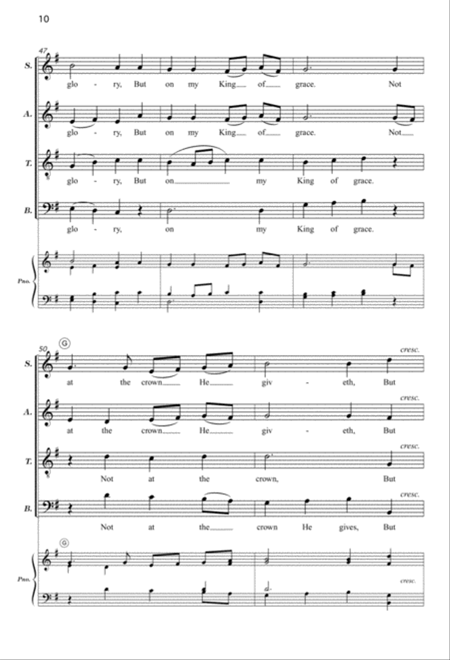 The Sands of Time (Digital Download) 4-Part scores gallery preview page 10