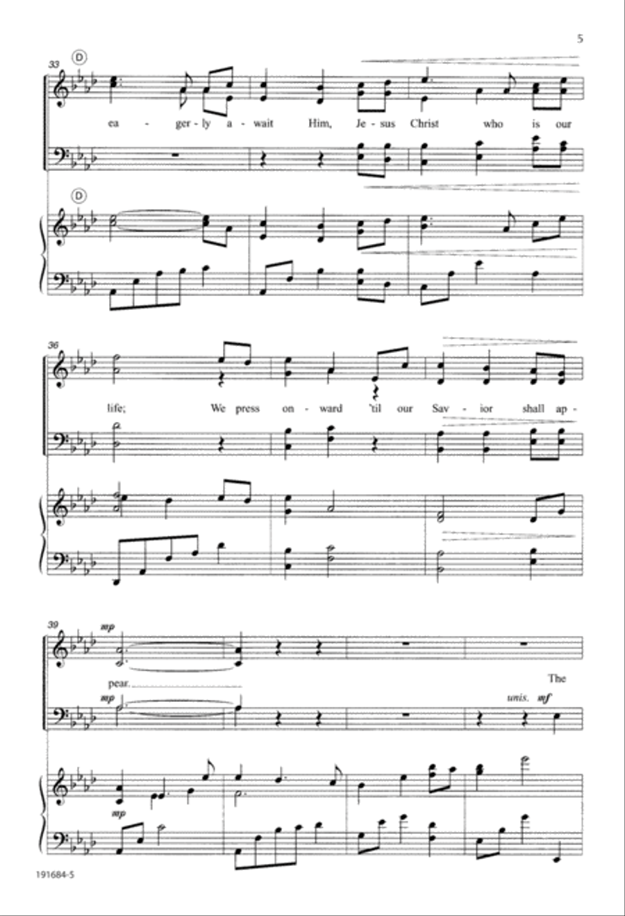 This One Thing (Digital Download) 4-Part scores gallery preview page 5