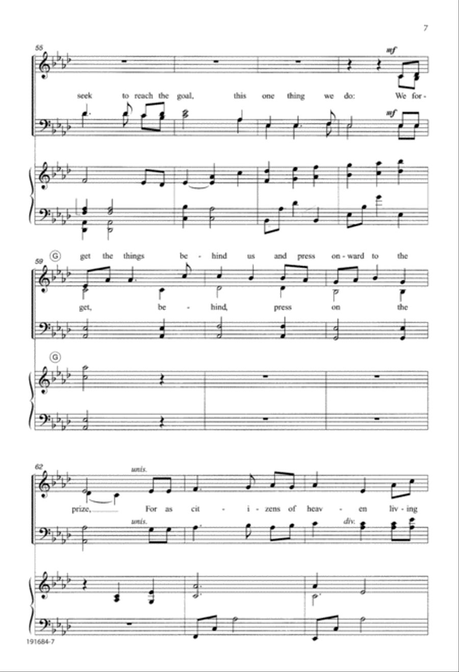 This One Thing (Digital Download) 4-Part scores gallery preview page 7