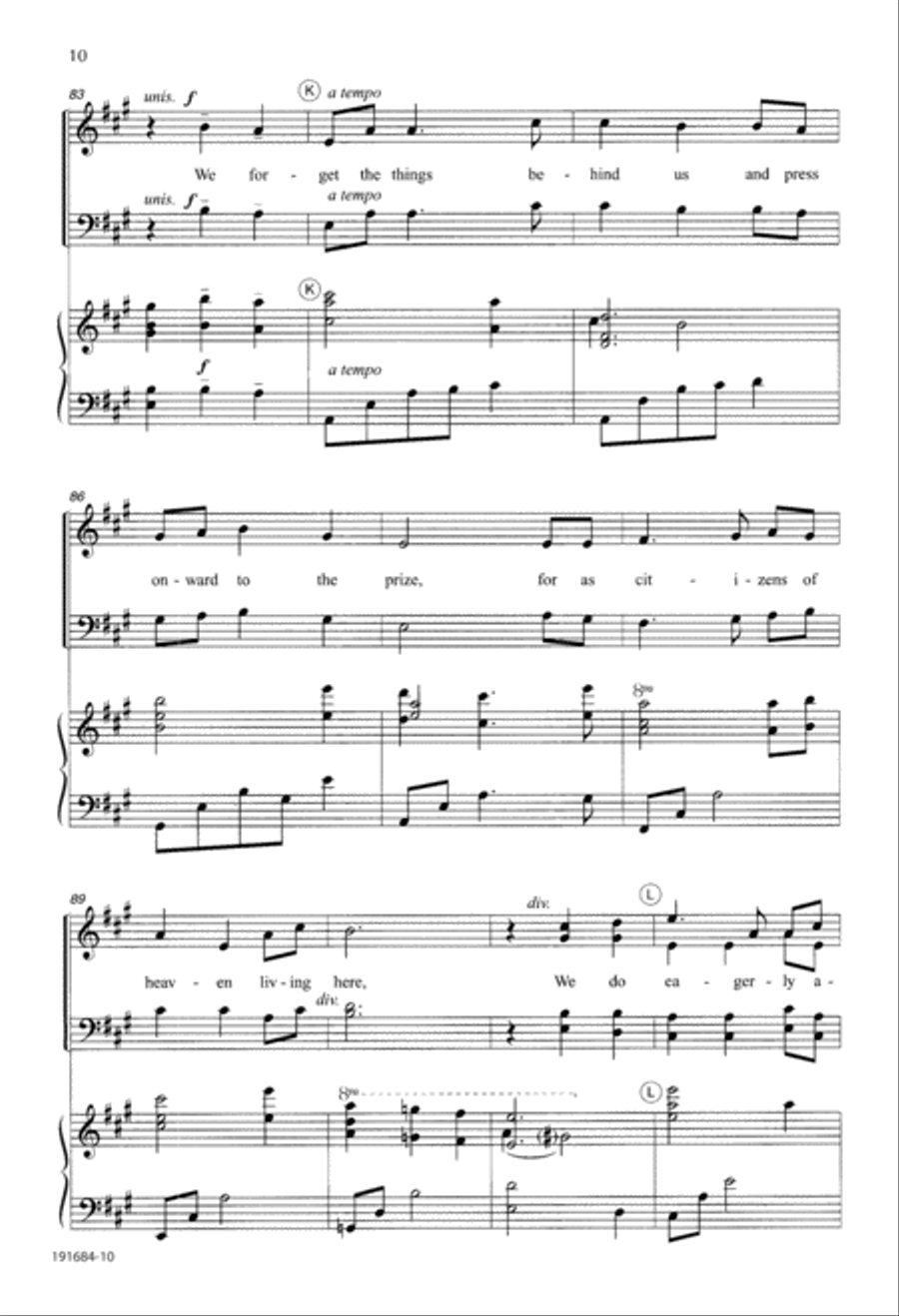 This One Thing (Digital Download) 4-Part scores gallery preview page 10