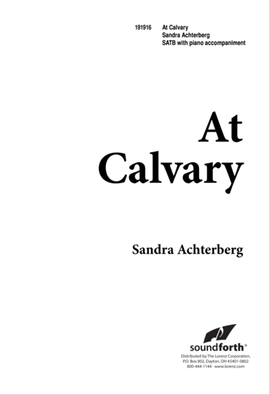 At Calvary (Digital Download) 4-Part scores gallery preview page 1