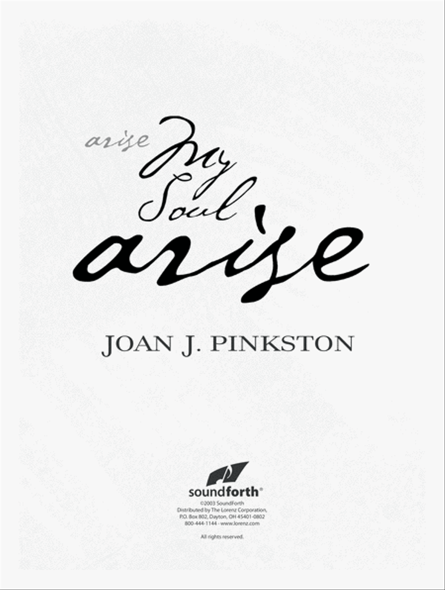 Arise, My Soul, Arise (Digital Download) Piano Solo scores gallery preview page 1