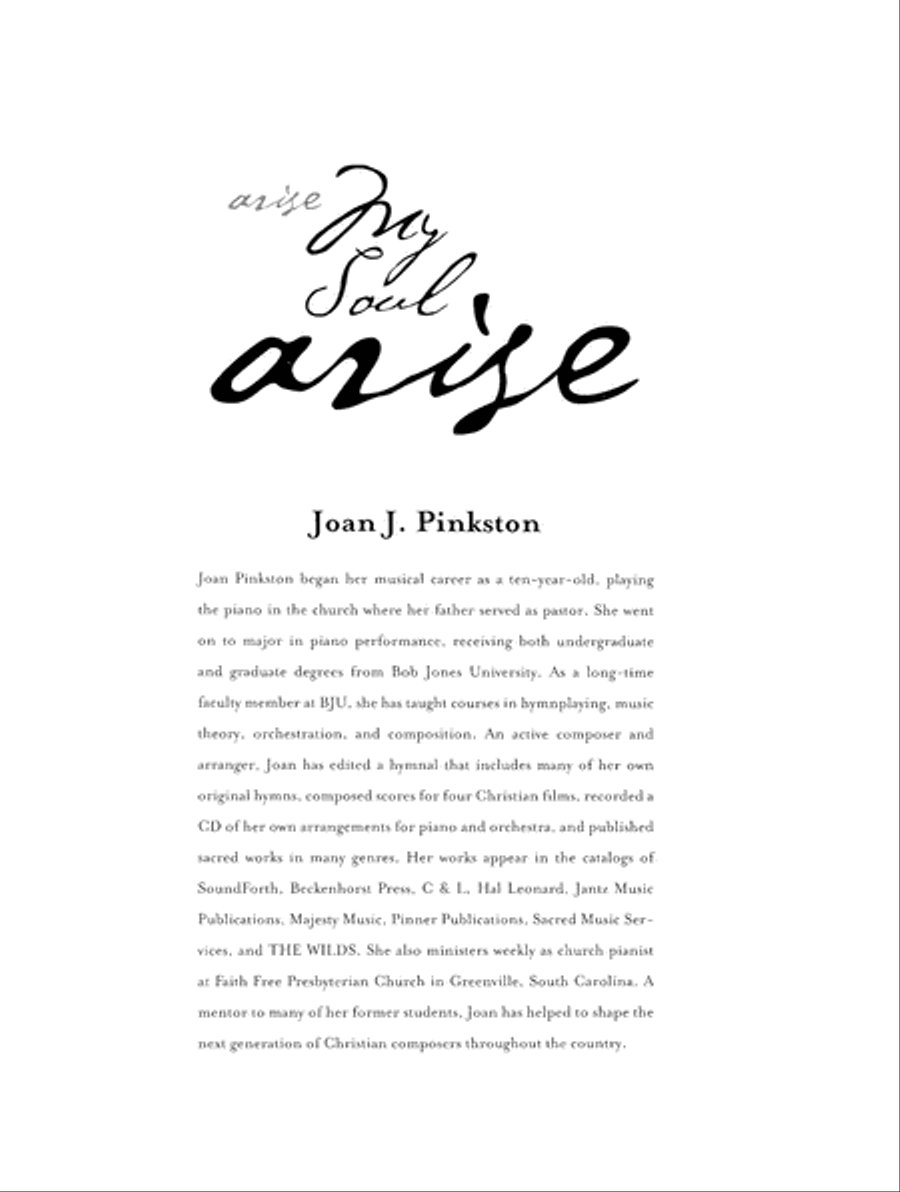 Arise, My Soul, Arise (Digital Download) Piano Solo scores gallery preview page 2