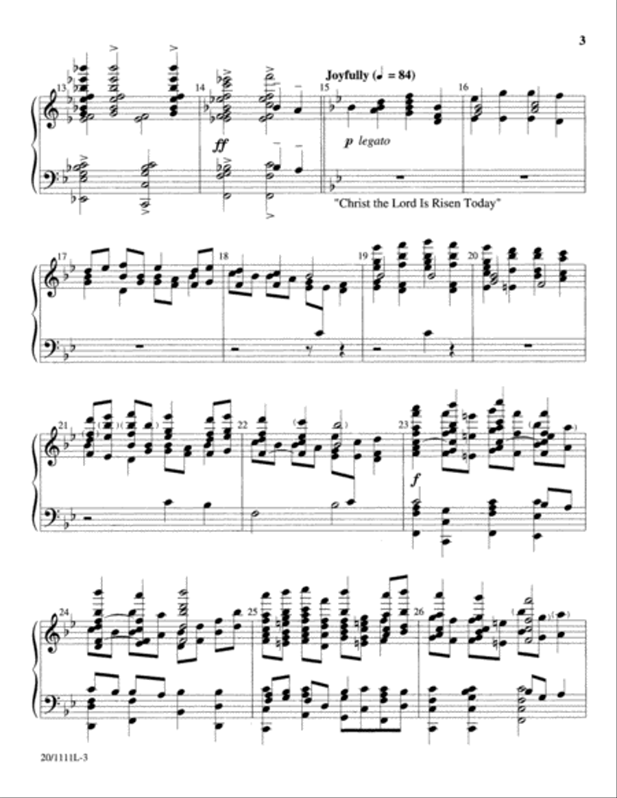 Easter Exaltation (Digital Download) 5-Octaves scores gallery preview page 3