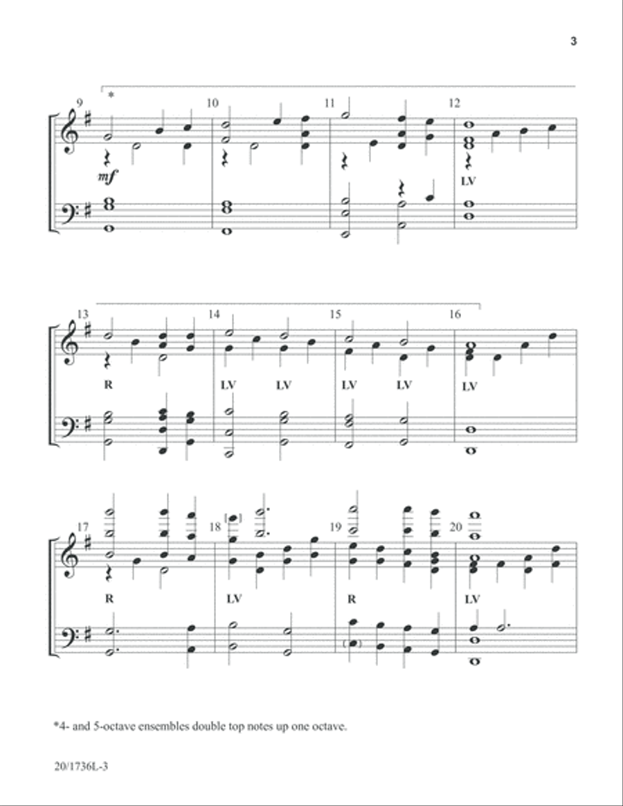 Jesus Shall Reign (Digital Download) 5-Octaves scores gallery preview page 3