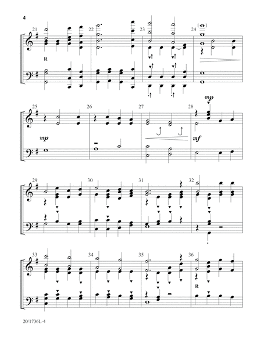Jesus Shall Reign (Digital Download) 5-Octaves scores gallery preview page 4