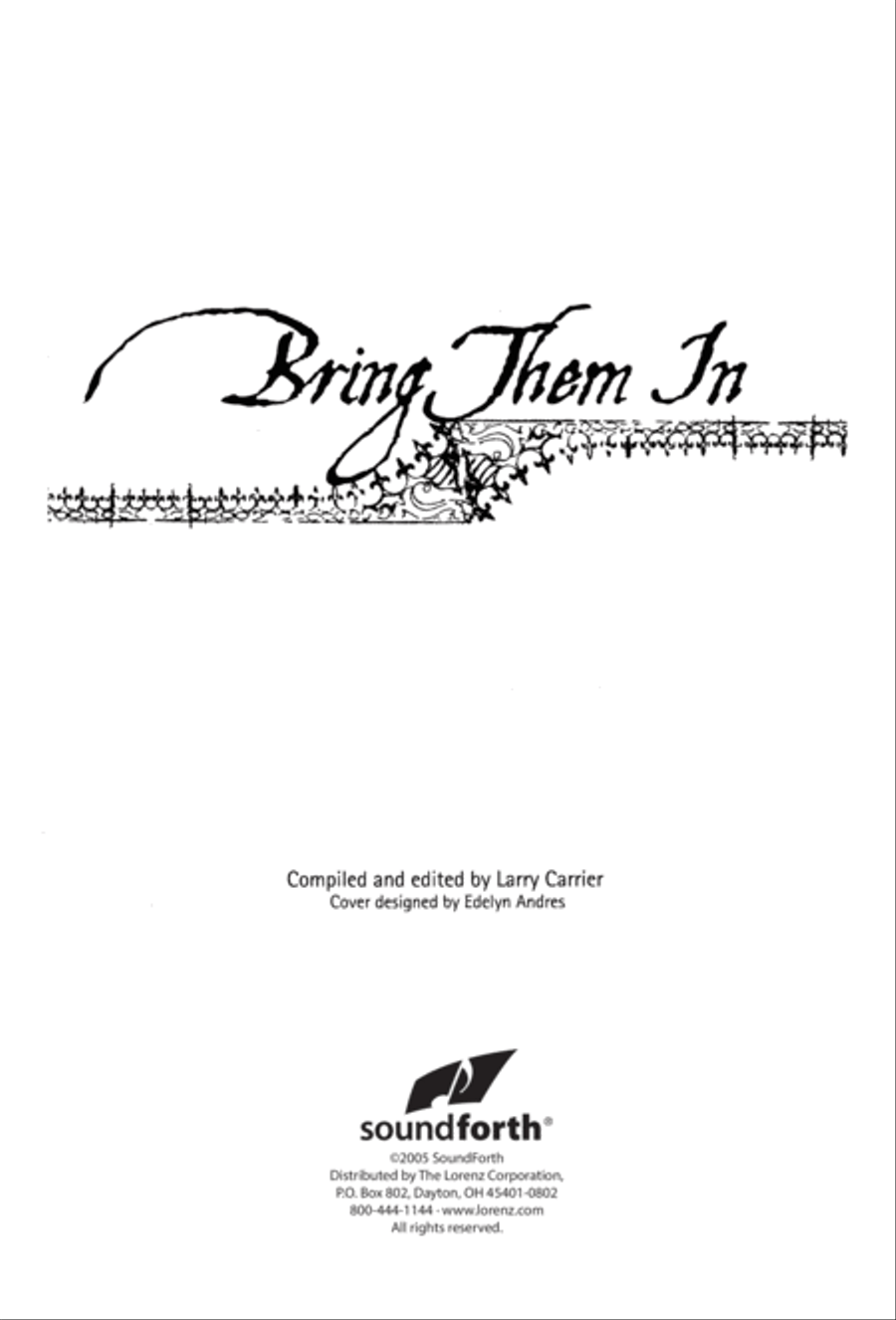 Bring Them In (Digital Download) 3-Part scores gallery preview page 1