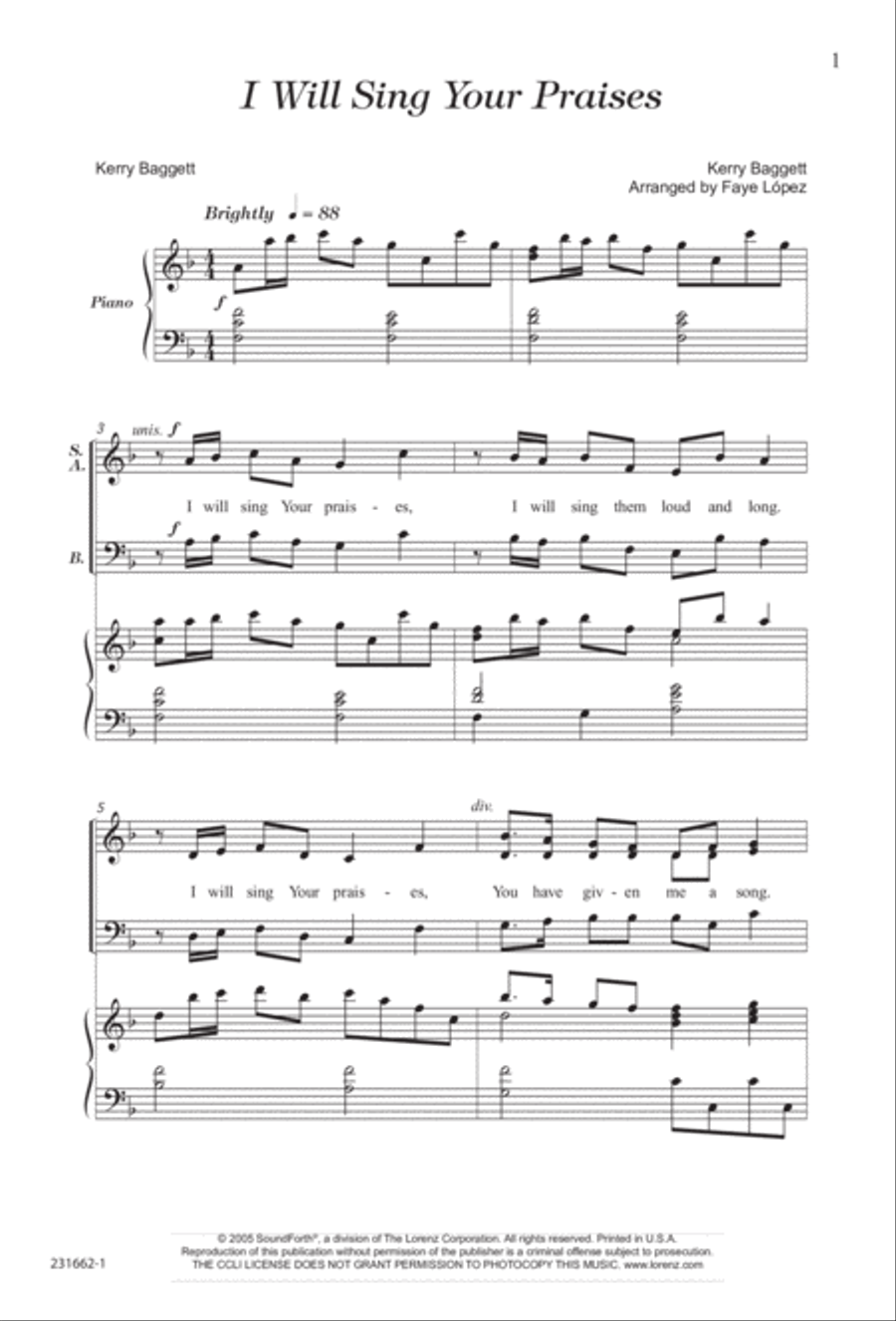 Bring Them In (Digital Download) 3-Part scores gallery preview page 3