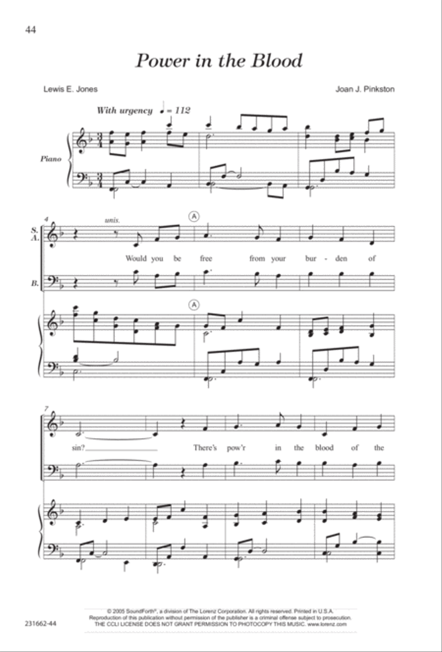 Bring Them In (Digital Download) 3-Part scores gallery preview page 46