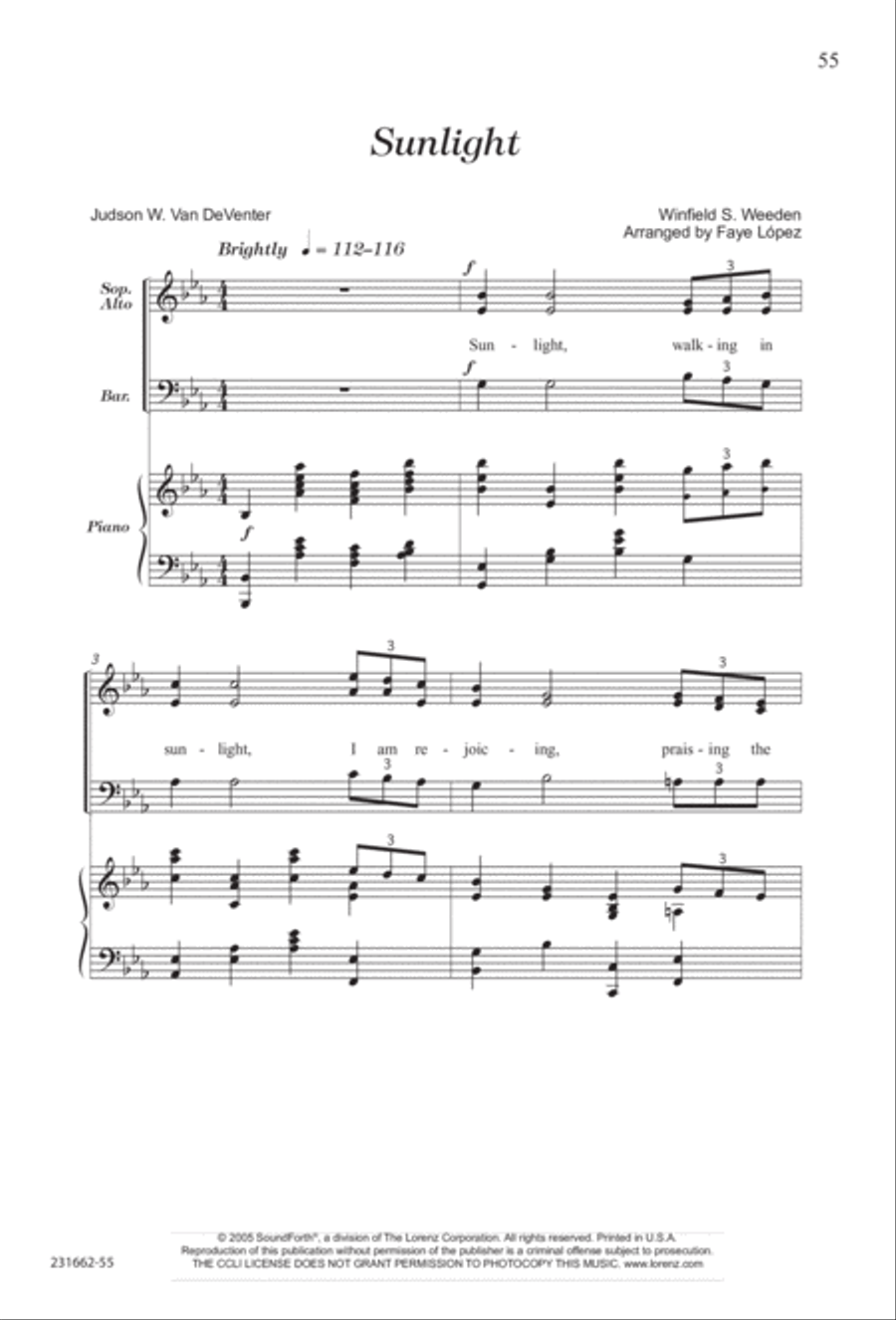 Bring Them In (Digital Download) 3-Part scores gallery preview page 57