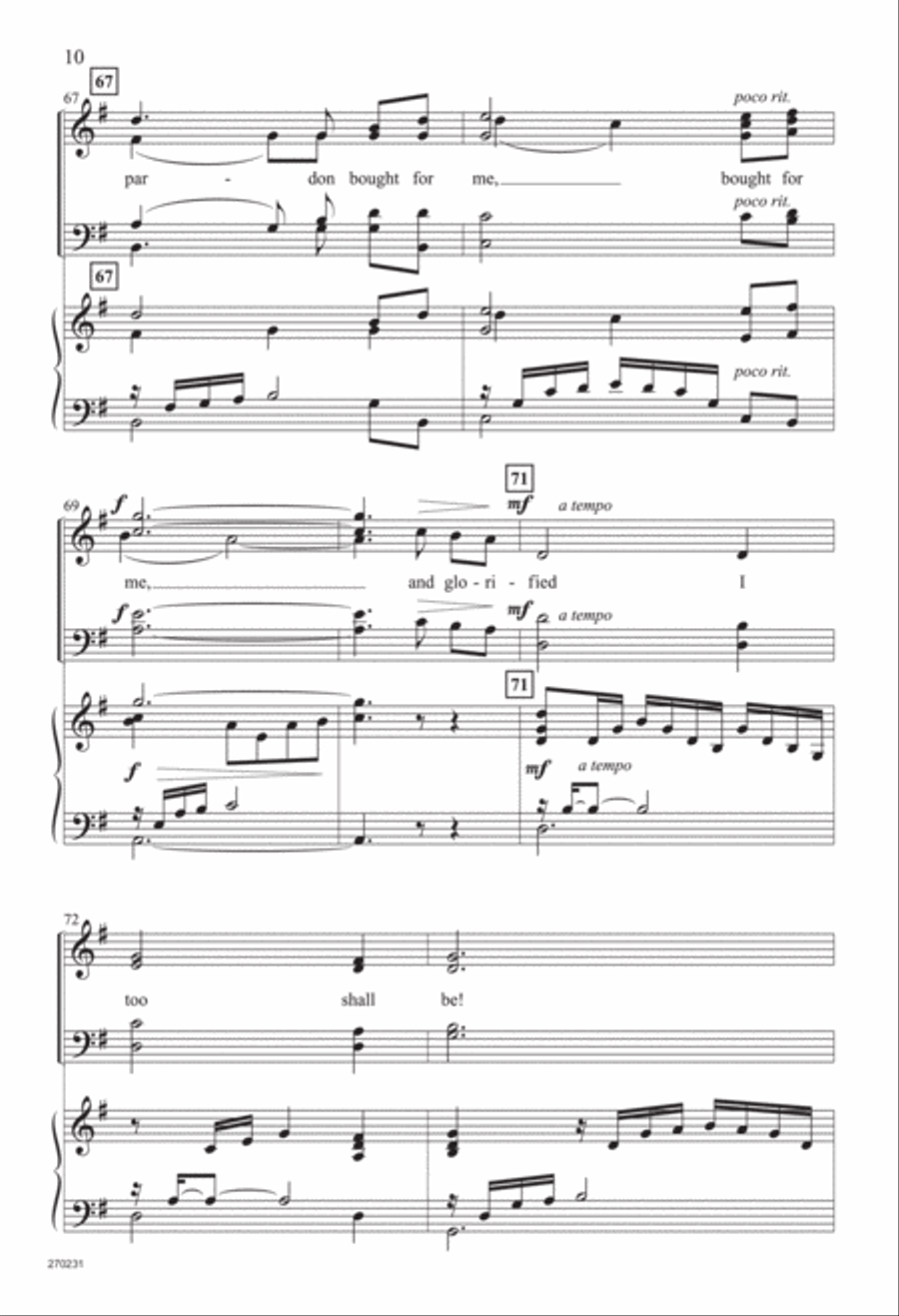Complete in Thee (Digital Download) 4-Part scores gallery preview page 10