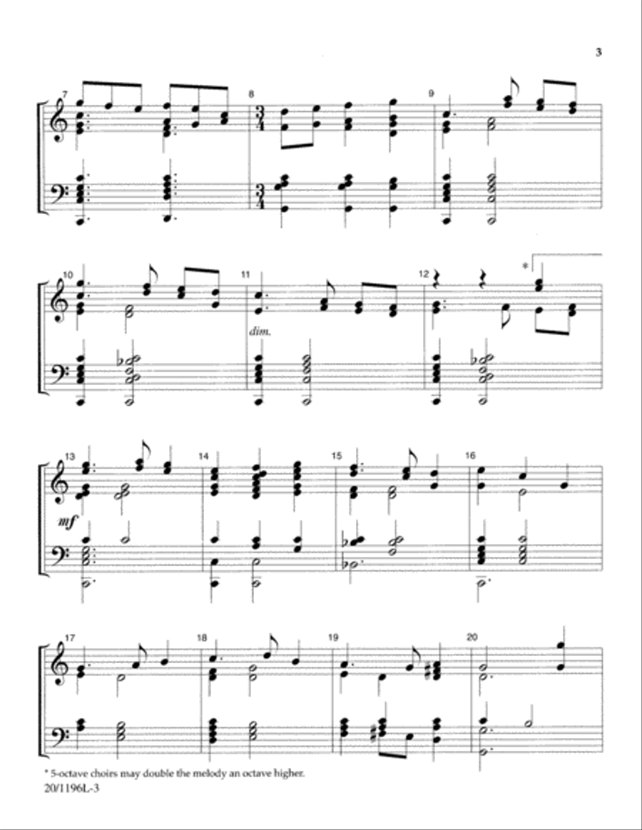 We Gather Together (Digital Download) 5-Octaves scores gallery preview page 3
