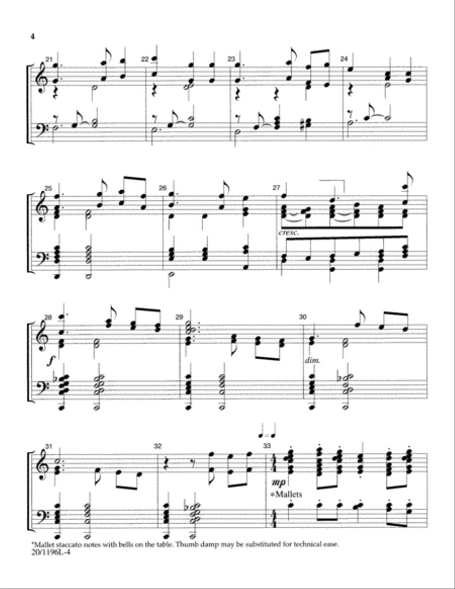 We Gather Together (Digital Download) 5-Octaves scores gallery preview page 4