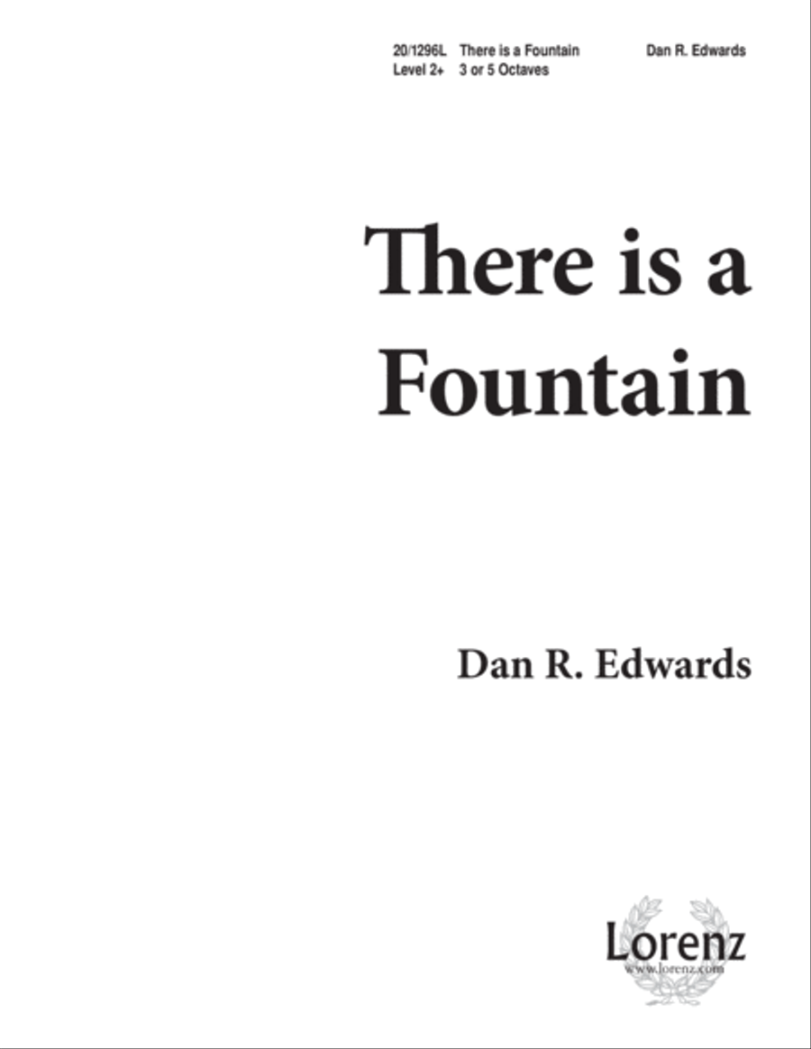 There is a Fountain (Digital Download) 5-Octaves scores gallery preview page 1