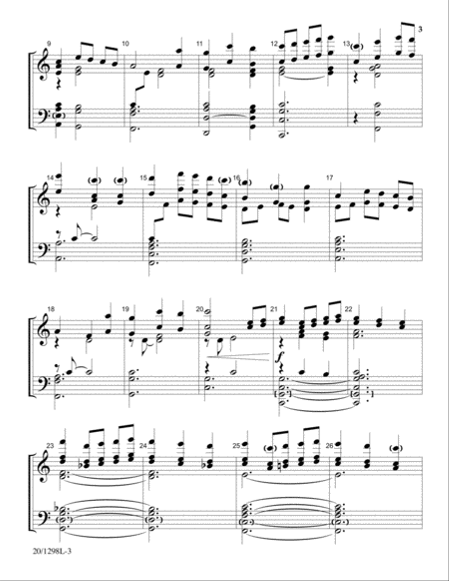 Let All Things Now Living (Digital Download) 5-Octaves scores gallery preview page 2
