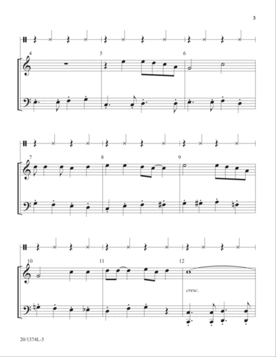 Go, Tell It on the Mountain (Digital Download) 5-Octaves scores gallery preview page 3