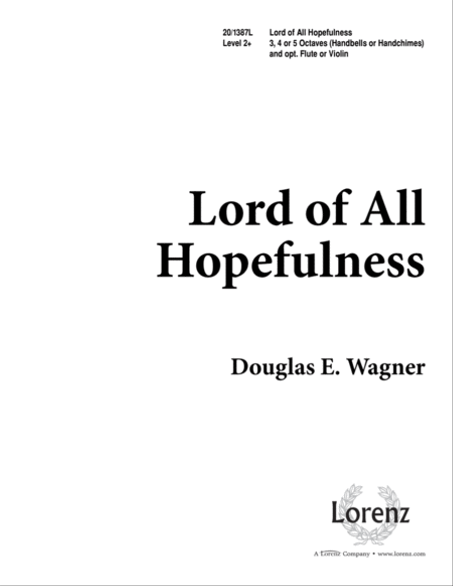 Lord of All Hopefulness (Digital Download) 5-Octaves scores gallery preview page 1