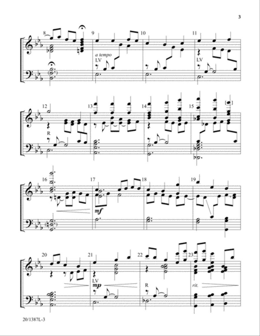 Lord of All Hopefulness (Digital Download) 5-Octaves scores gallery preview page 3