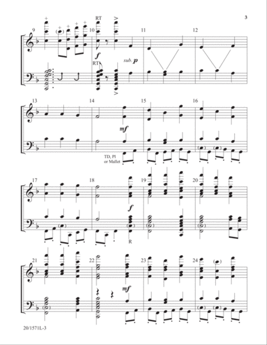 Peals of Praise (Digital Download) 3-Octaves scores gallery preview page 2