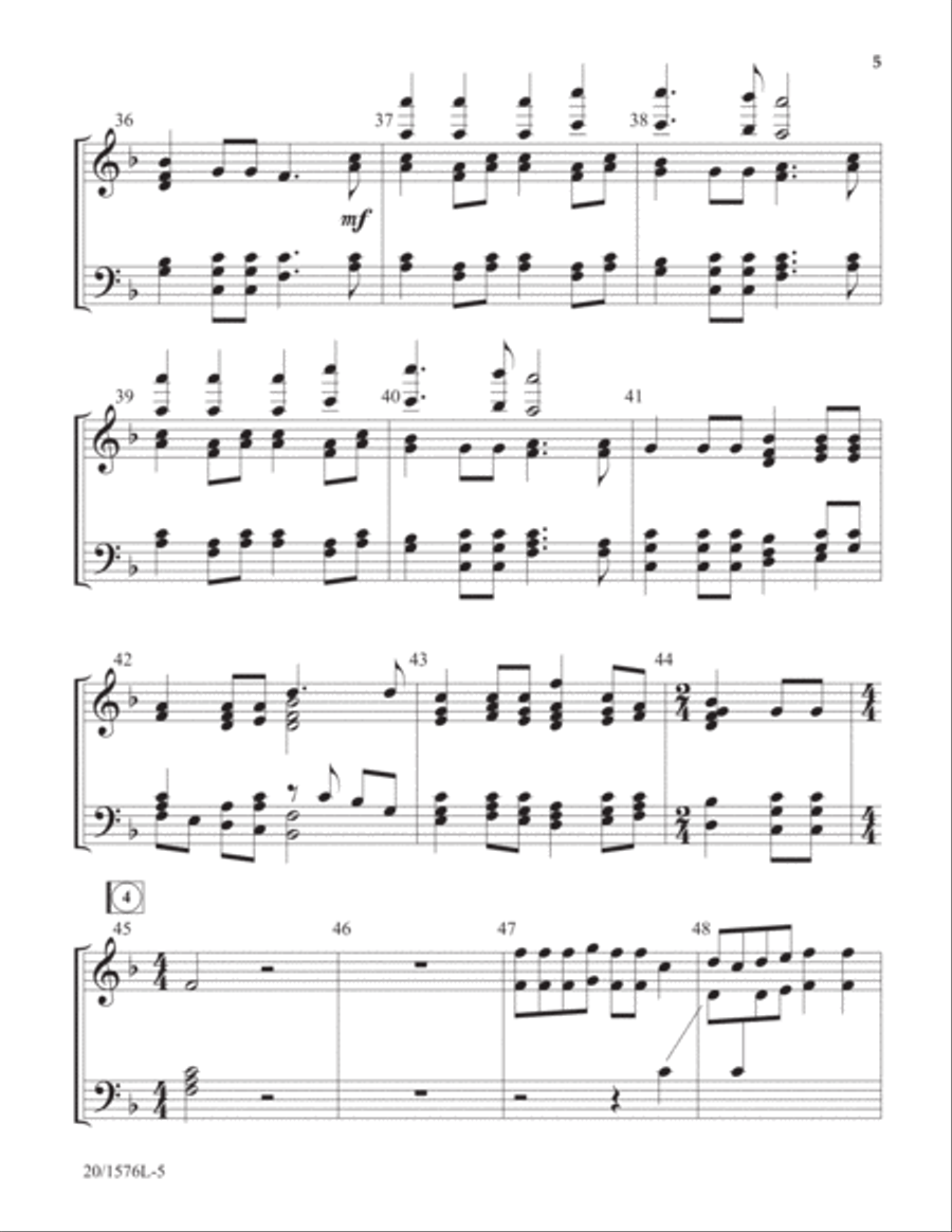 Christmas Bells Overture - HB Part (Digital Download) 5-Octaves scores gallery preview page 4