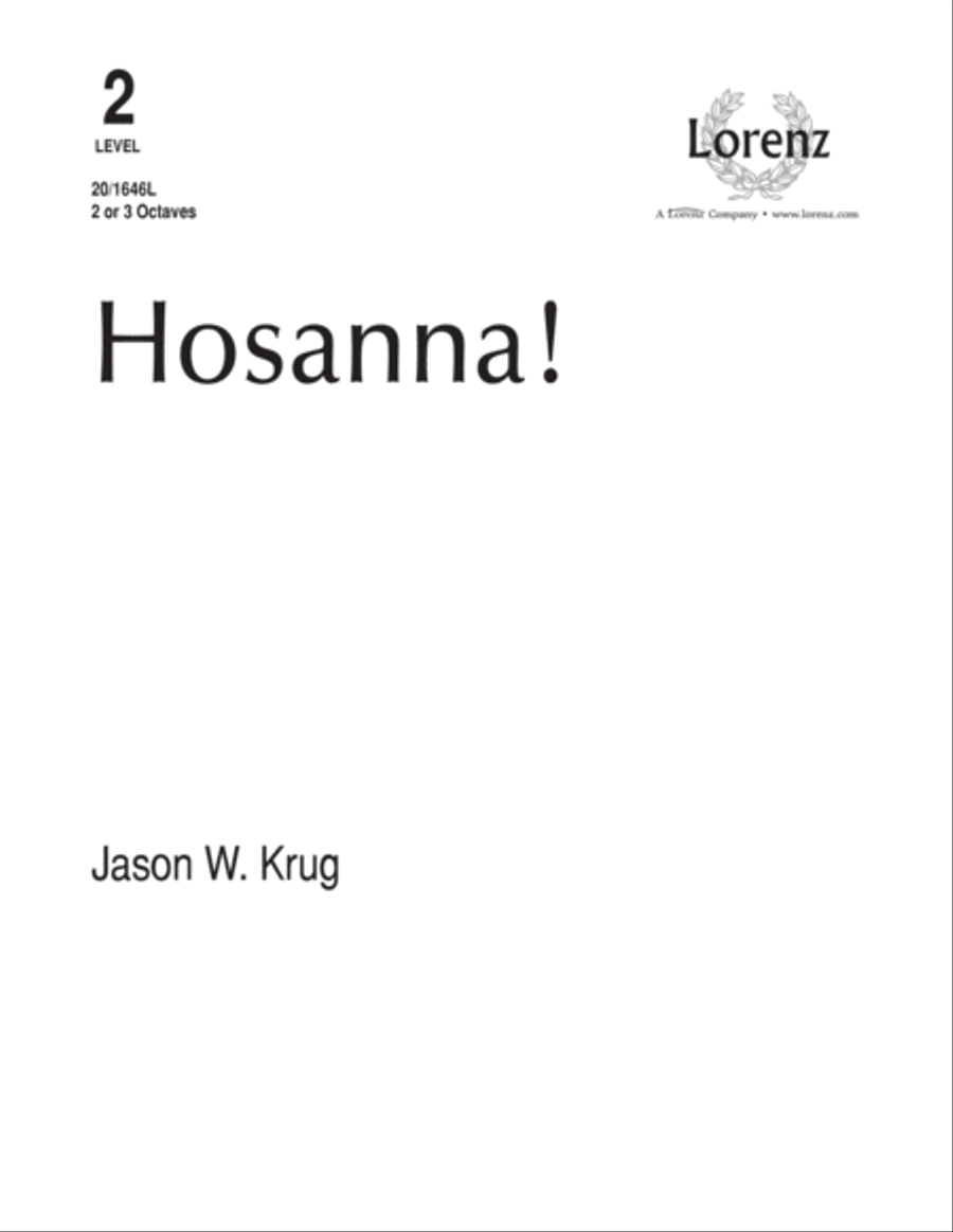 Hosanna! (Digital Download) 3-Octaves scores gallery preview page 1