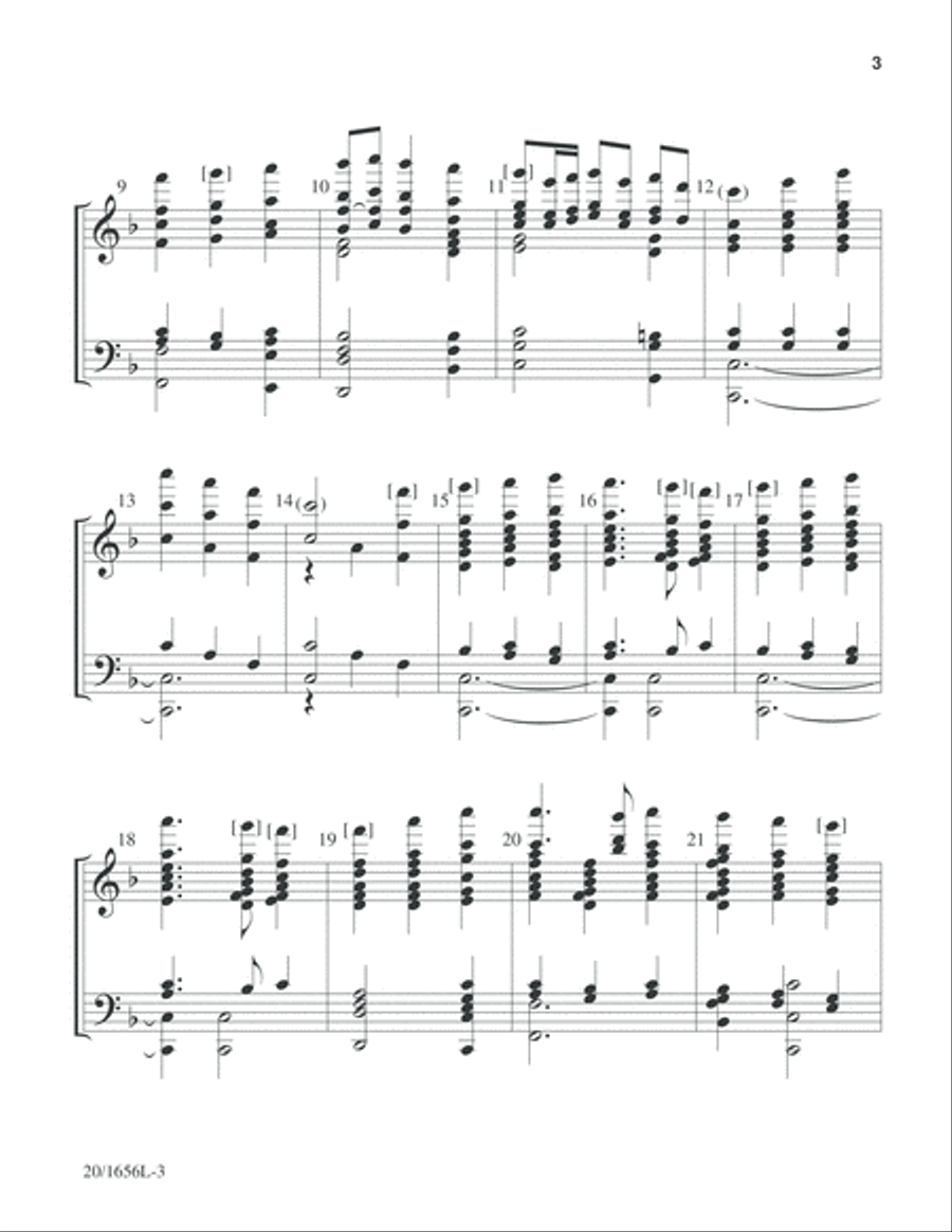 Come, Thou Almighty King (Digital Download) 5-Octaves scores gallery preview page 3