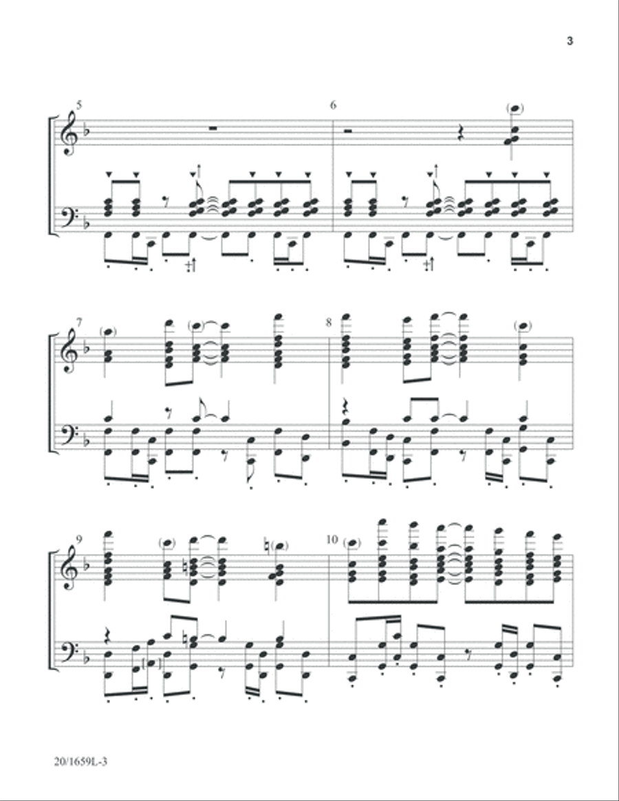 O God, Our Help in Ages Past (Digital Download) 5-Octaves scores gallery preview page 3