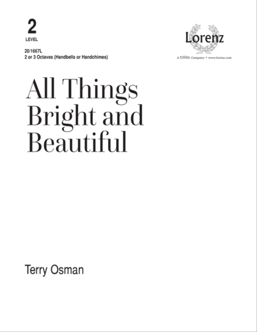 All Things Bright and Beautiful (Digital Download) 3-Octaves scores gallery preview page 1