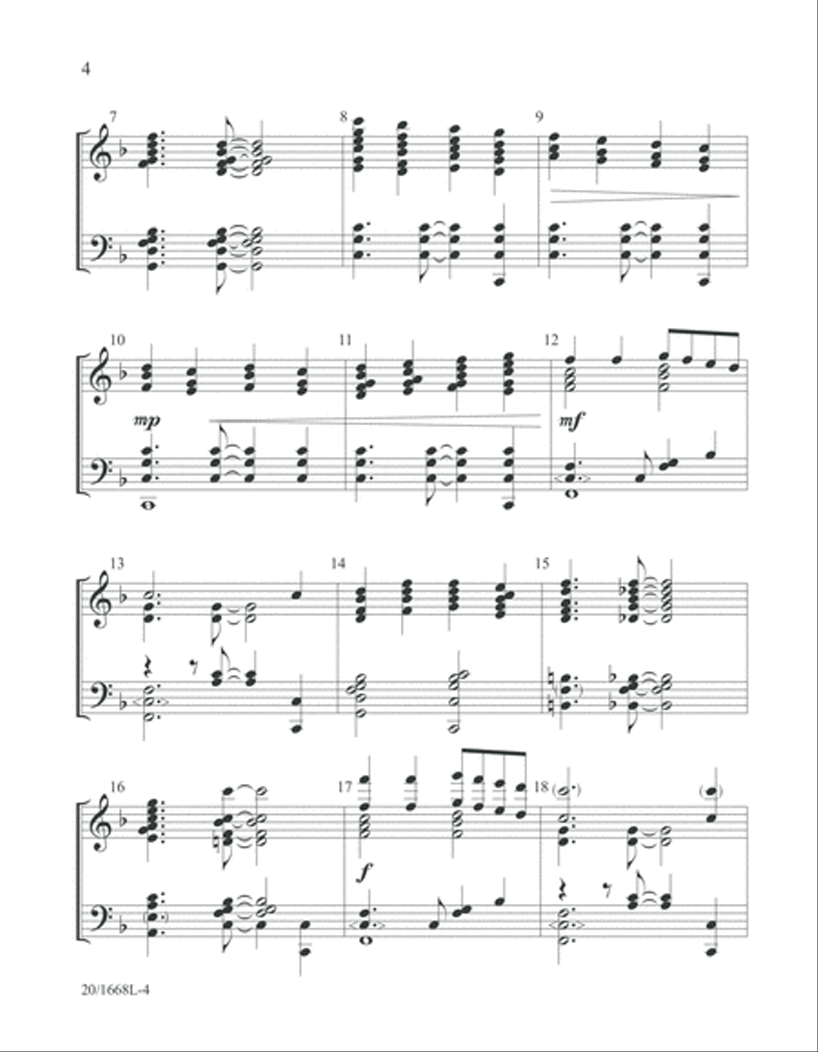 Angels Sing Gloria (Digital Download) 5-Octaves scores gallery preview page 4