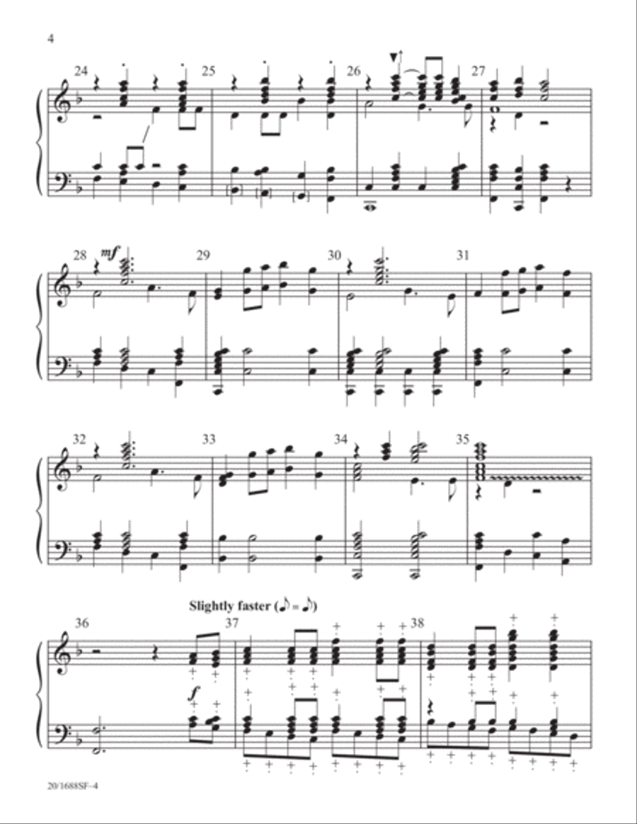 Hallelujah, Praise Ye the Lord (Digital Download) 5-Octaves scores gallery preview page 4