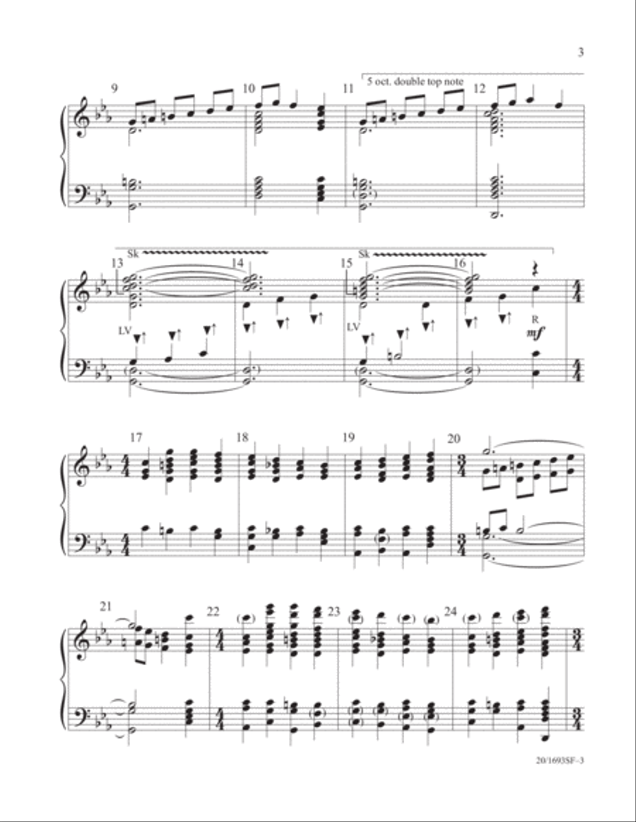 Variations on God Rest Ye Merry, Gentlemen (Digital Download) 5-Octaves scores gallery preview page 3