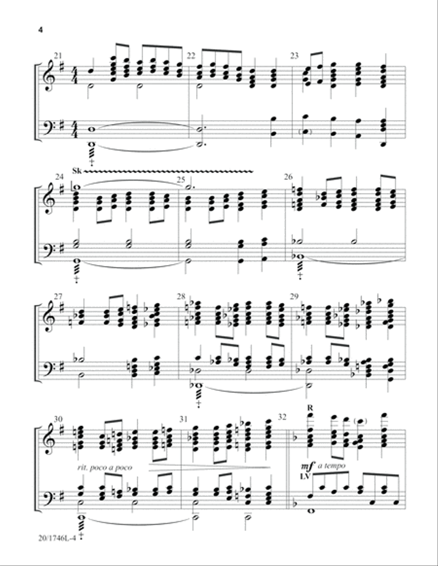 Prelude on Ellacombe (Digital Download) 5-Octaves scores gallery preview page 4