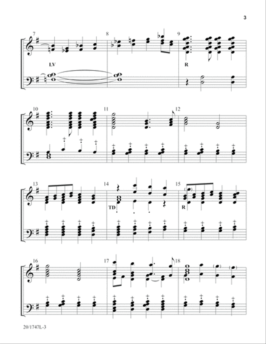 Easter Glory (Digital Download) 3-Octaves scores gallery preview page 3