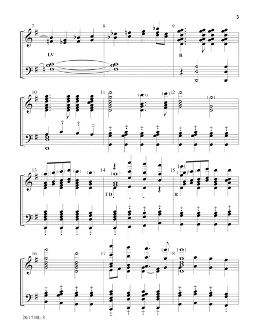 Easter Glory (Digital Download) 5-Octaves scores gallery preview page 3