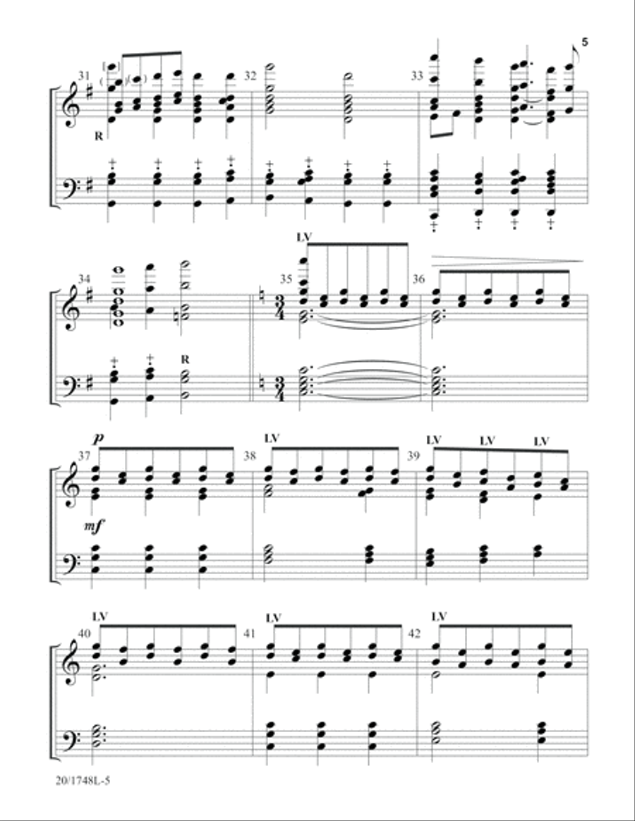 Easter Glory (Digital Download) 5-Octaves scores gallery preview page 5