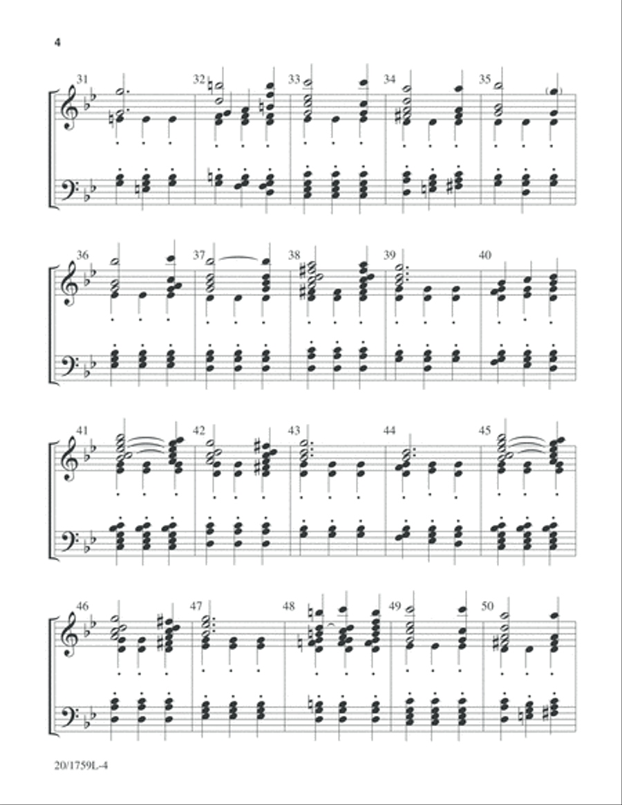 Masters In This Hall (Digital Download) 3-Octaves scores gallery preview page 4
