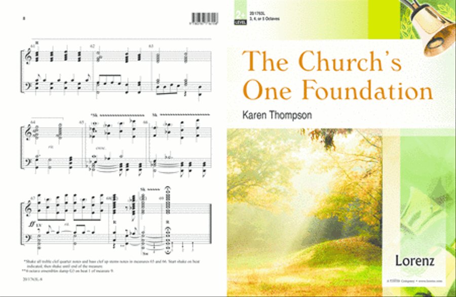 The Church's One Foundation (Digital Download) 5-Octaves scores gallery preview page 1
