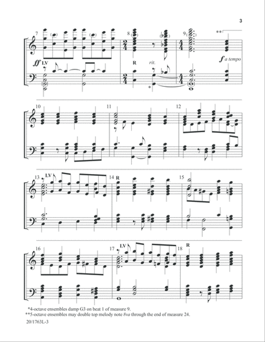 The Church's One Foundation (Digital Download) 5-Octaves scores gallery preview page 3