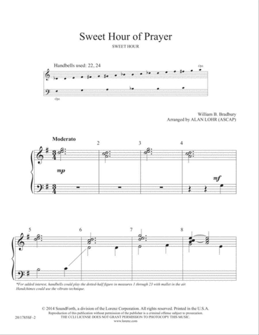 Sweet Hour of Prayer (Digital Download) 2-Octaves scores gallery preview page 2