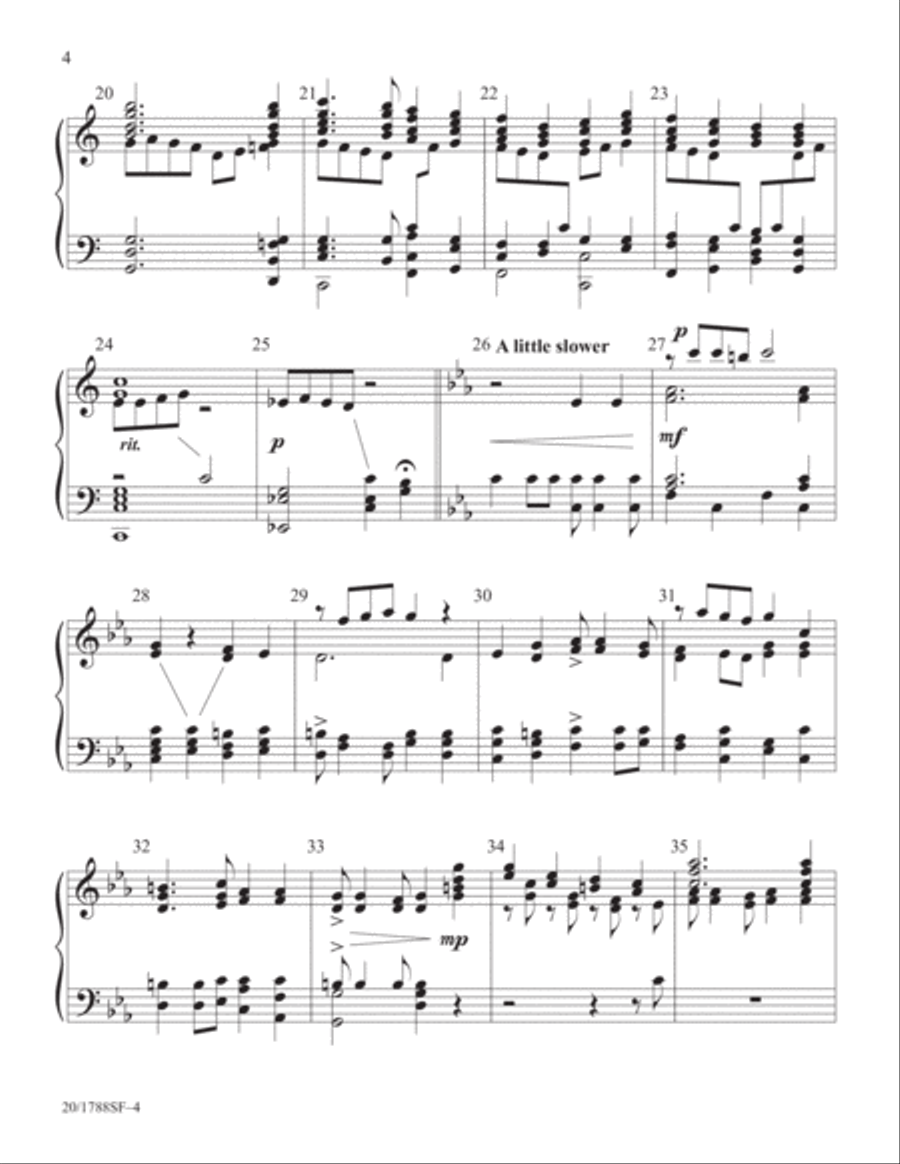 Crown Him with Many Crowns 5-Octaves scores gallery preview page 4