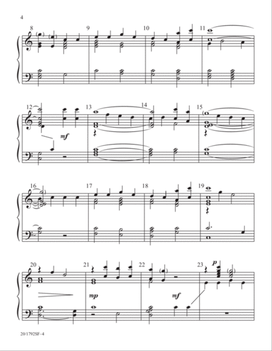 Lord, I Want to Be a Christian (Digital Download) 3-Octaves scores gallery preview page 4