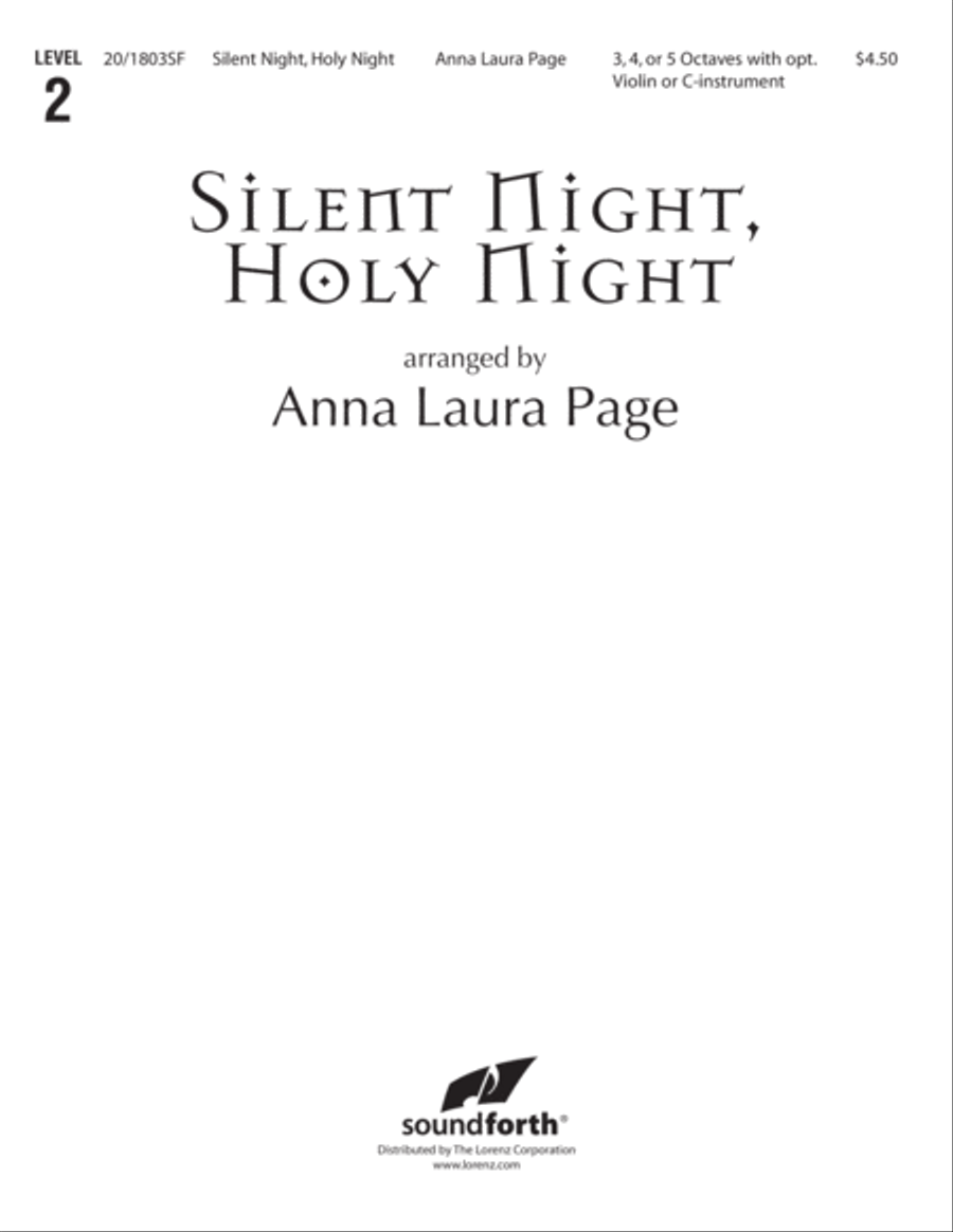 Silent Night, Holy Night (Digital Download) 5-Octaves scores gallery preview page 1