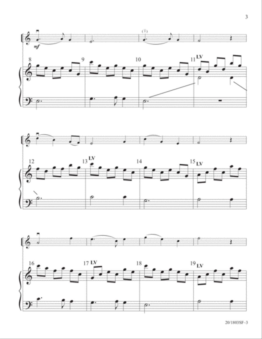 Silent Night, Holy Night (Digital Download) 5-Octaves scores gallery preview page 3