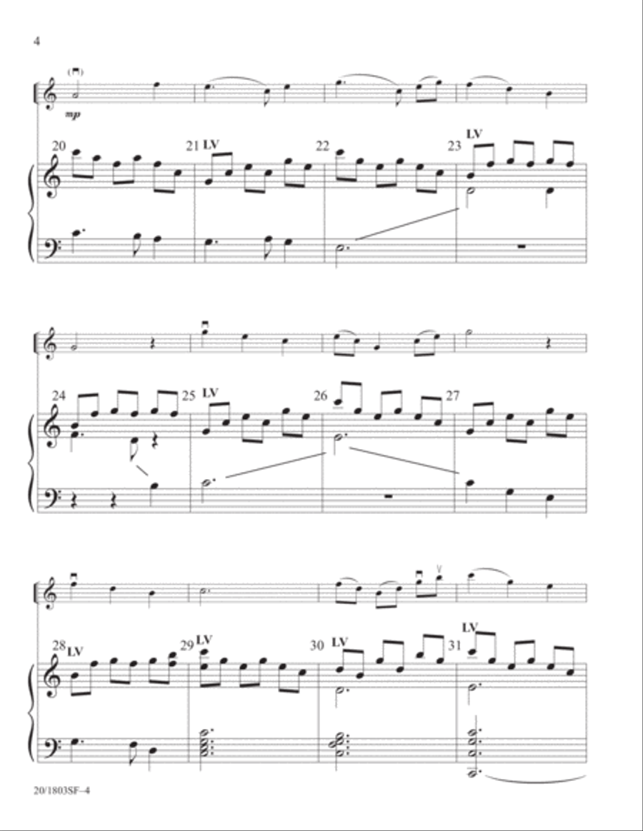 Silent Night, Holy Night (Digital Download) 5-Octaves scores gallery preview page 4