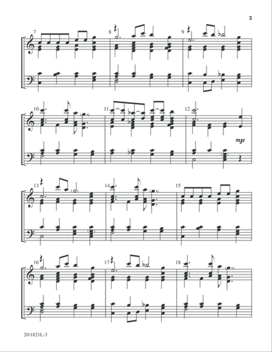 Swing Low, Sweet Chariot (Digital Download) 3-Octaves scores gallery preview page 3
