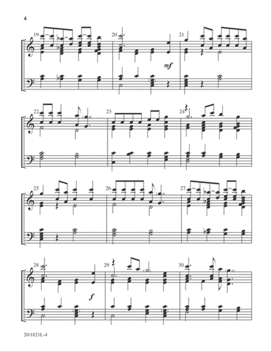 Swing Low, Sweet Chariot (Digital Download) 3-Octaves scores gallery preview page 4