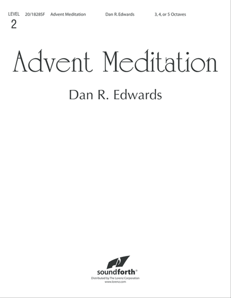 Advent Meditation (Digital Download) 5-Octaves scores gallery preview page 1