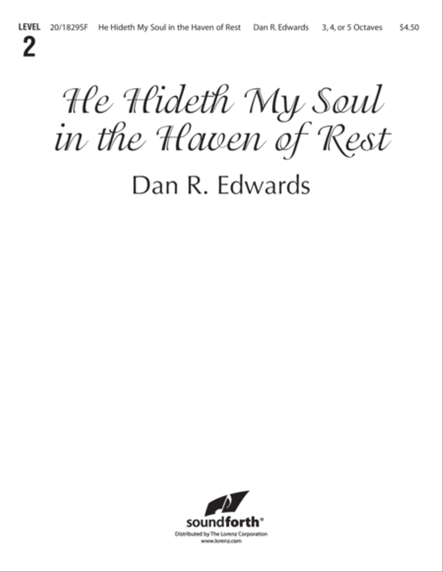 He Hideth My Soul in the Haven of Rest 5-Octaves scores gallery preview page 1